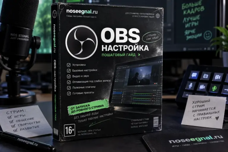 Настройка OBS Studio с нуля: пошаговый гайд 2026